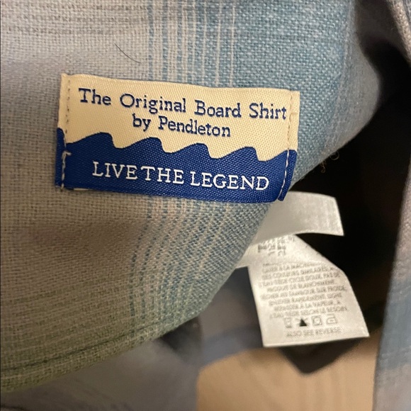 Pendleton NWT Women’s XXXL Eco-Wise Wool Blue Plaid Button-Up Shirt Blue Gray - Picture 12 of 12